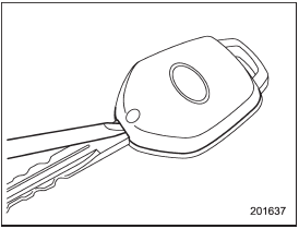 2. Open the key head using a flat-head