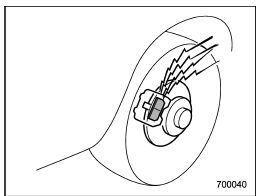 The disc brake pad wear warning indicators
