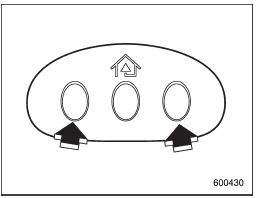 2. Press and hold the two outside