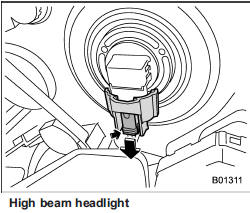 1. Disconnect the electrical connector