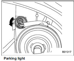 2. Turn the socket counterclockwise and