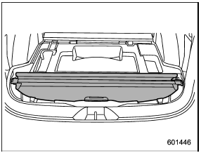 3. Stow the cover housing in the cargo
