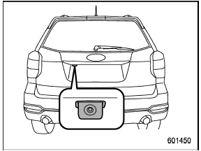 A rear view camera is attached to the rear