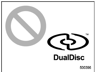 ● You cannot use a DualDisc in the CD