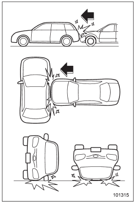 The driver’s and front passenger’s SRS