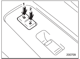 Front passenger’s switch