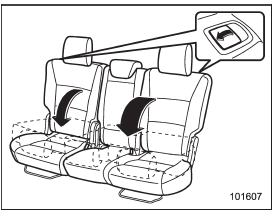 1. Slide the seat or seat pair to its