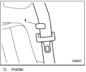 • Before folding or raising the seatback