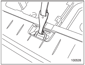 3. Fasten the top tether hook of the child