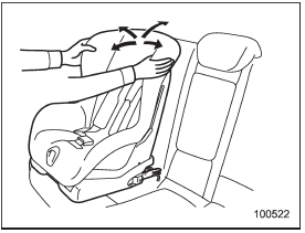 6. Before seating a child in the child