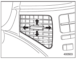 Move the tab to adjust the flow direction.