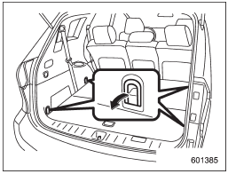 The cargo area is equipped with four tiedown