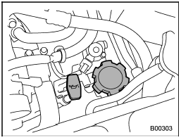 2. Pull out the level gauge, wipe it clean,