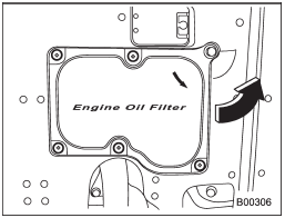 6. Open the access cover by removing