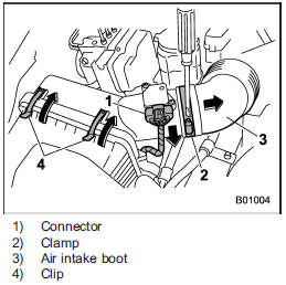 1. Unplug the connector that is attached