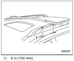 4. Install the front crossbar so that the