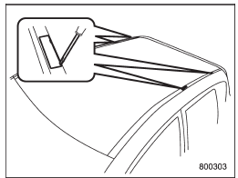 Each of the two roof moldings has two