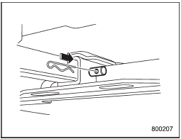 3. Insert the safety pin into the hitch pin