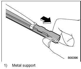 1. Grasp the locked end of the blade