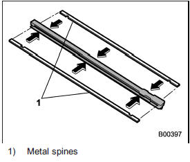 2. If the new blade rubber is not provided