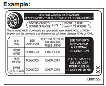 The vehicle placard shows original