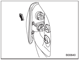 7. Reinstall the rear combination light