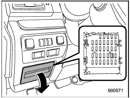 One is located under the instrument panel