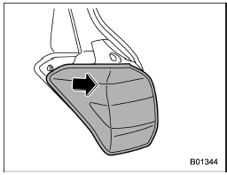 2. Slide the rear combination light assembly rearward and remove it from the