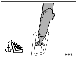 3. Attach the top tether hook to the