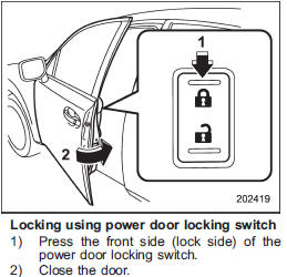 Locking and unlocking from the outside :: Door locks :: Keys and doors 