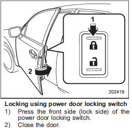 In this case, all closed doors and the rear