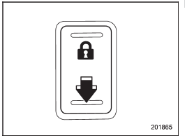 2. Push the rear side (unlock side) of the