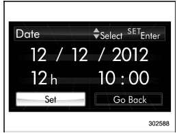 5. After entering the date and time, select