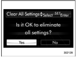 4. Confirm the setting by pulling the “