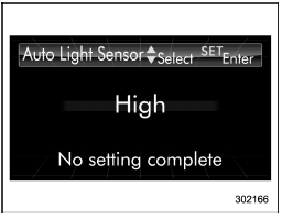 Keyless access setting (models