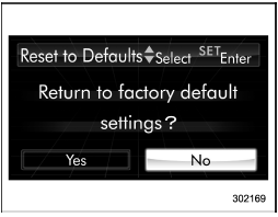 3. The system will prompt a Yes/No