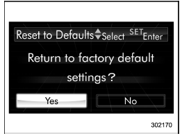 4. Confirm the setting by pulling the “