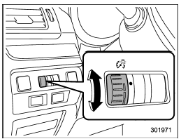 The illumination brightness of the instrument