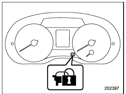 6. Briefly press the arm button (for less