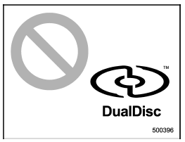 ● You cannot use a DualDisc in the CD