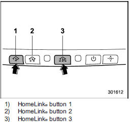 1. Press and hold the two outer buttons