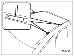 Each of the two roof moldings has two