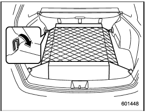 The cargo area is equipped with four tiedown