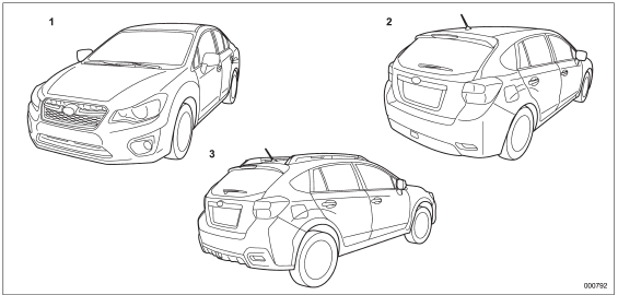 1) 4-door models