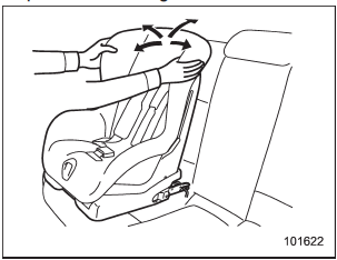 7. Before seating a child in the child