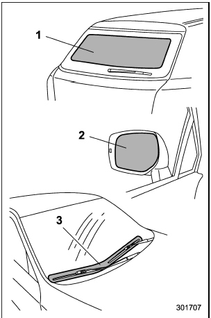 1) Rear window defogger