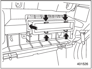 3. Replace the air filter element with a