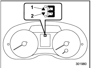 1) Upshift indicator