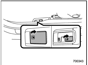 1. To open the fuel filler lid, pull the lid