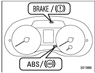 If a malfunction occurs in the EBD system,